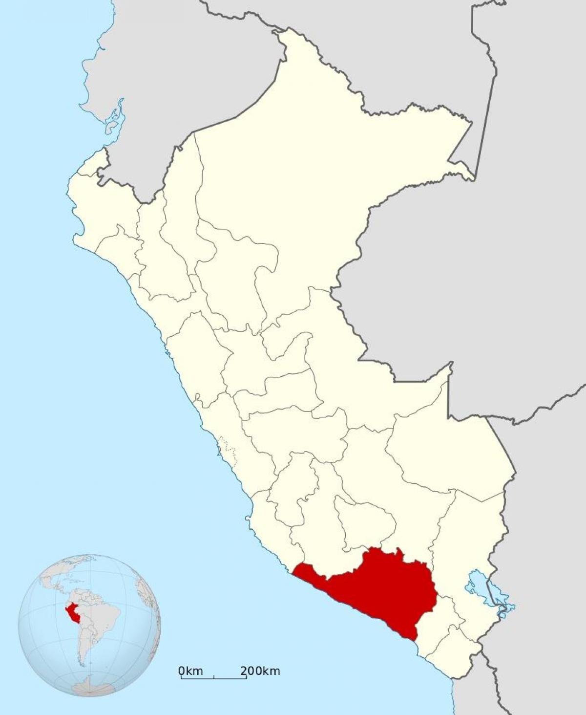 نقشہ کے اریقواپ پیرو