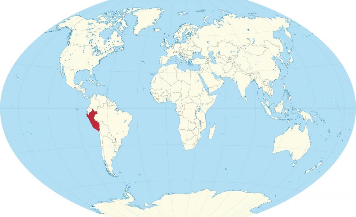 پیرو میں ملک دنیا کے نقشے