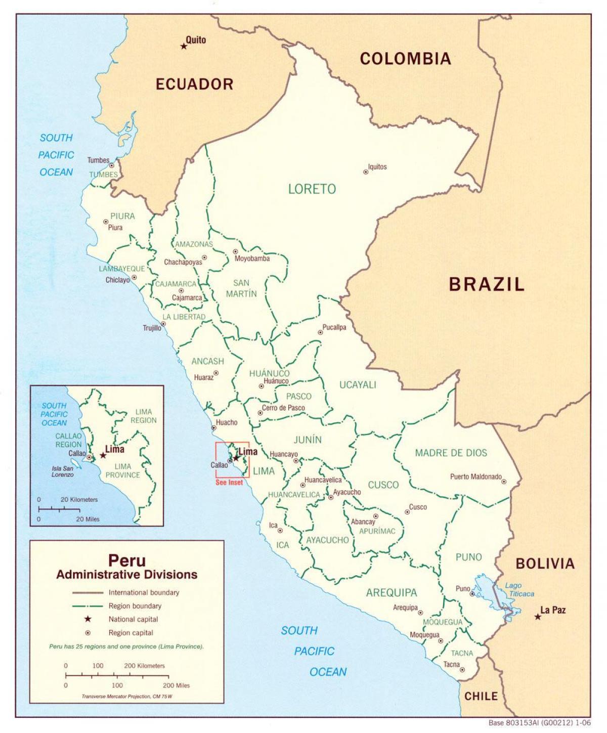 نقشہ دکھا پیرو