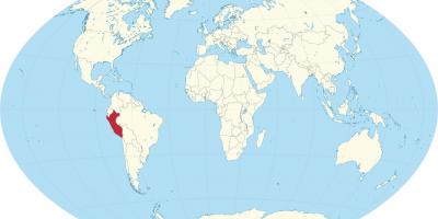 پیرو میں ملک دنیا کے نقشے