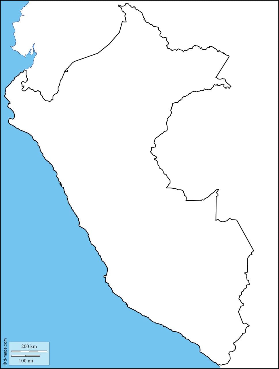 کا نقشہ خالی نقشہ کے پیرو