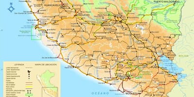 نقشہ کے جنوبی پیرو