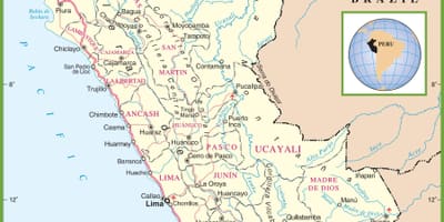 نقشہ کے سیاسی نقشے کے پیرو